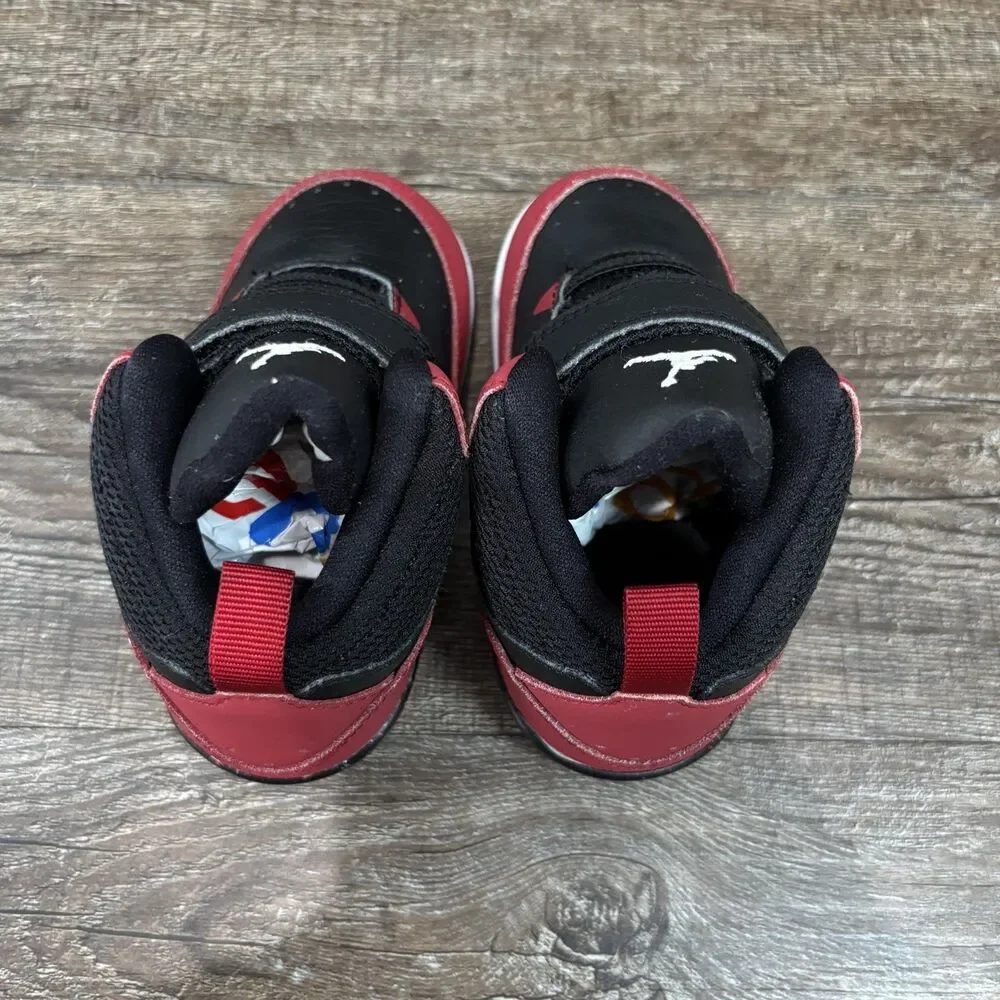 Jordan Flight 97bt Shoes Kid's 7C Black Red Leather Toddler Nike 654980-002